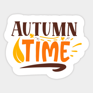 Autumn Time Sticker